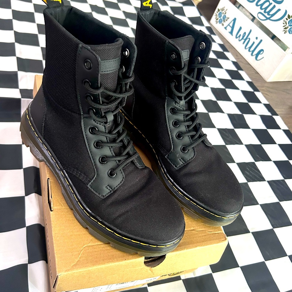 Dr. Martens Combs Nylon Combat Boots
